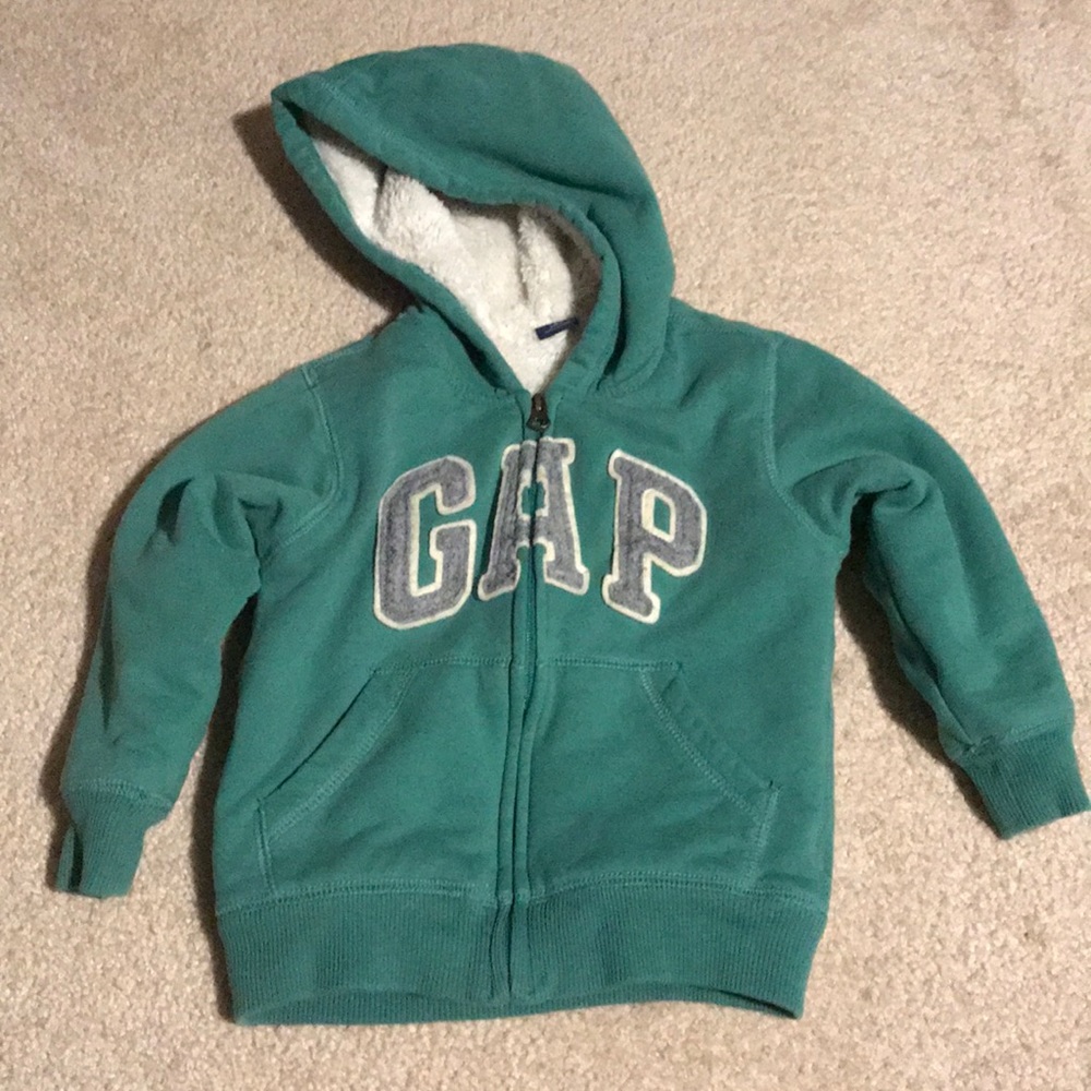 GAP fur lined hoodie (unisex)